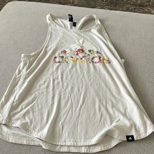 Adidas flowy tank work out. Muscle top.
